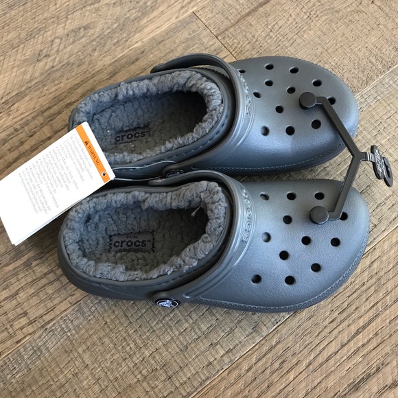 Crocs Boys Classic Lined Clogs - Picture 1 of 3